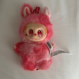 LABUBU Pink Plush Bunny Monster Collectible Toy by POP MART